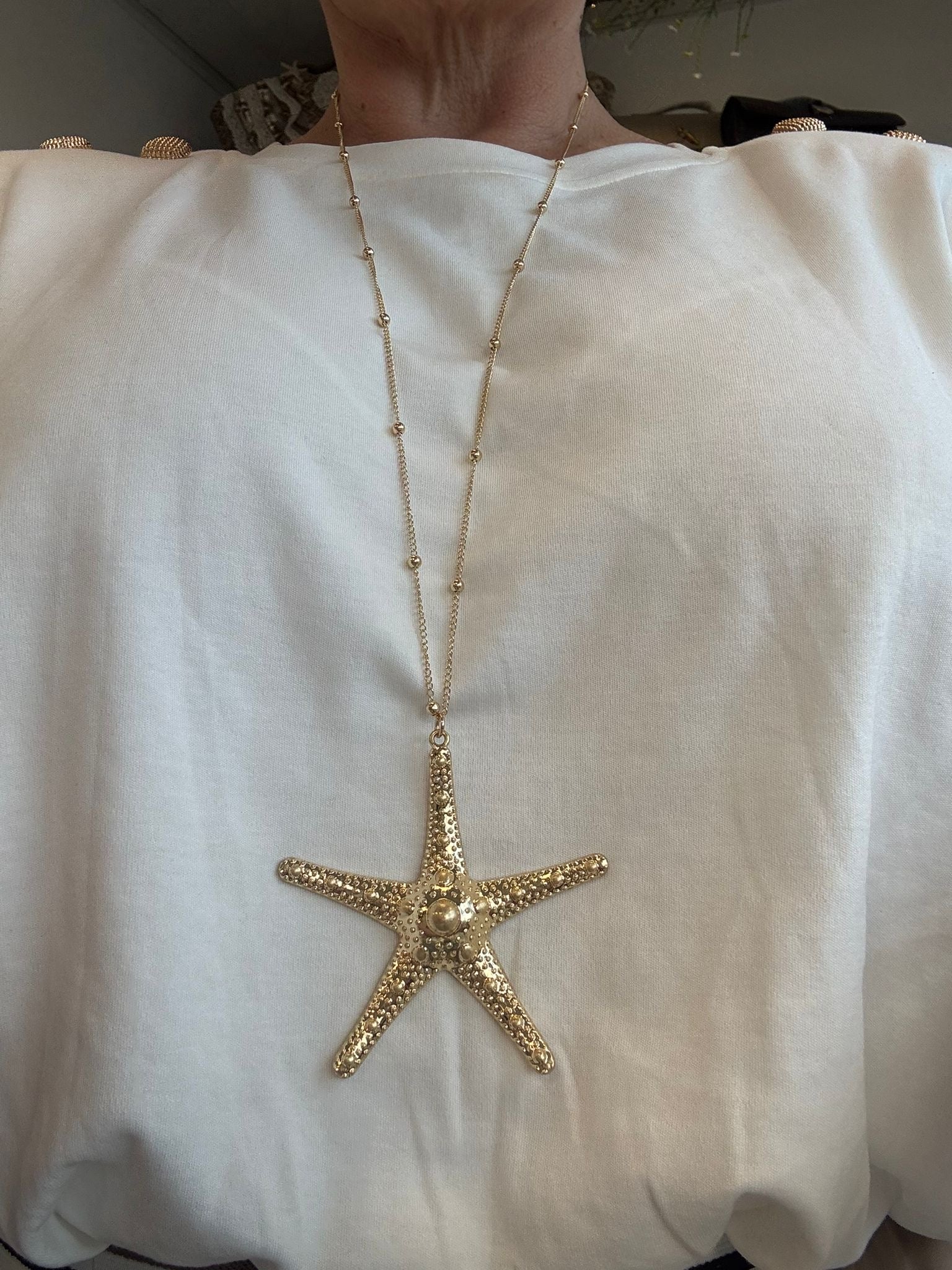 Starfish Statement Necklace