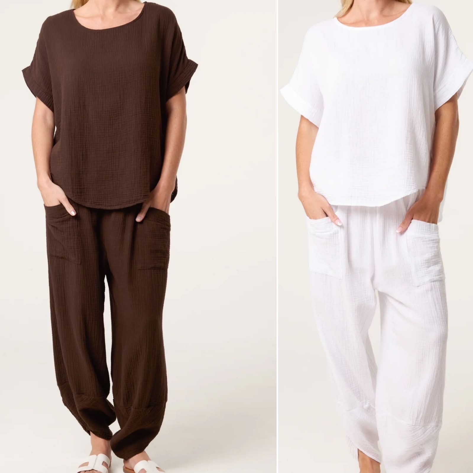 Relaxed Cotton Co-Ord Set