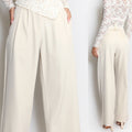 Tailored Wide-Leg Trousers