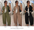 Scarf Detail Lounge Co-Ord Set