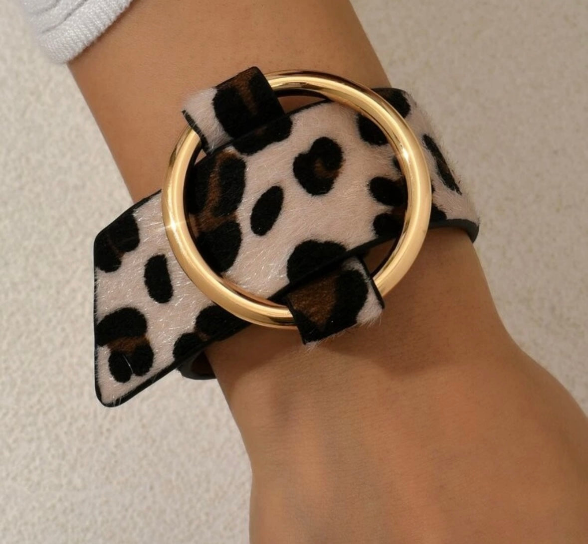 Faux fur bracelet
