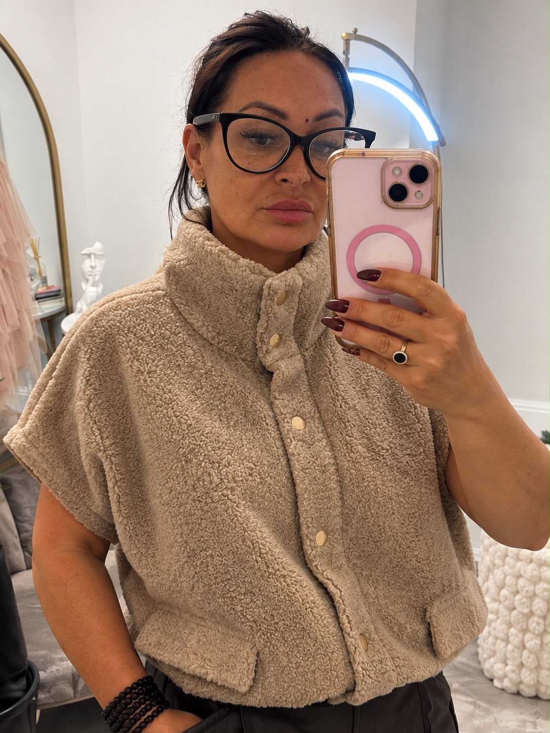 Cosy Teddy Gilet