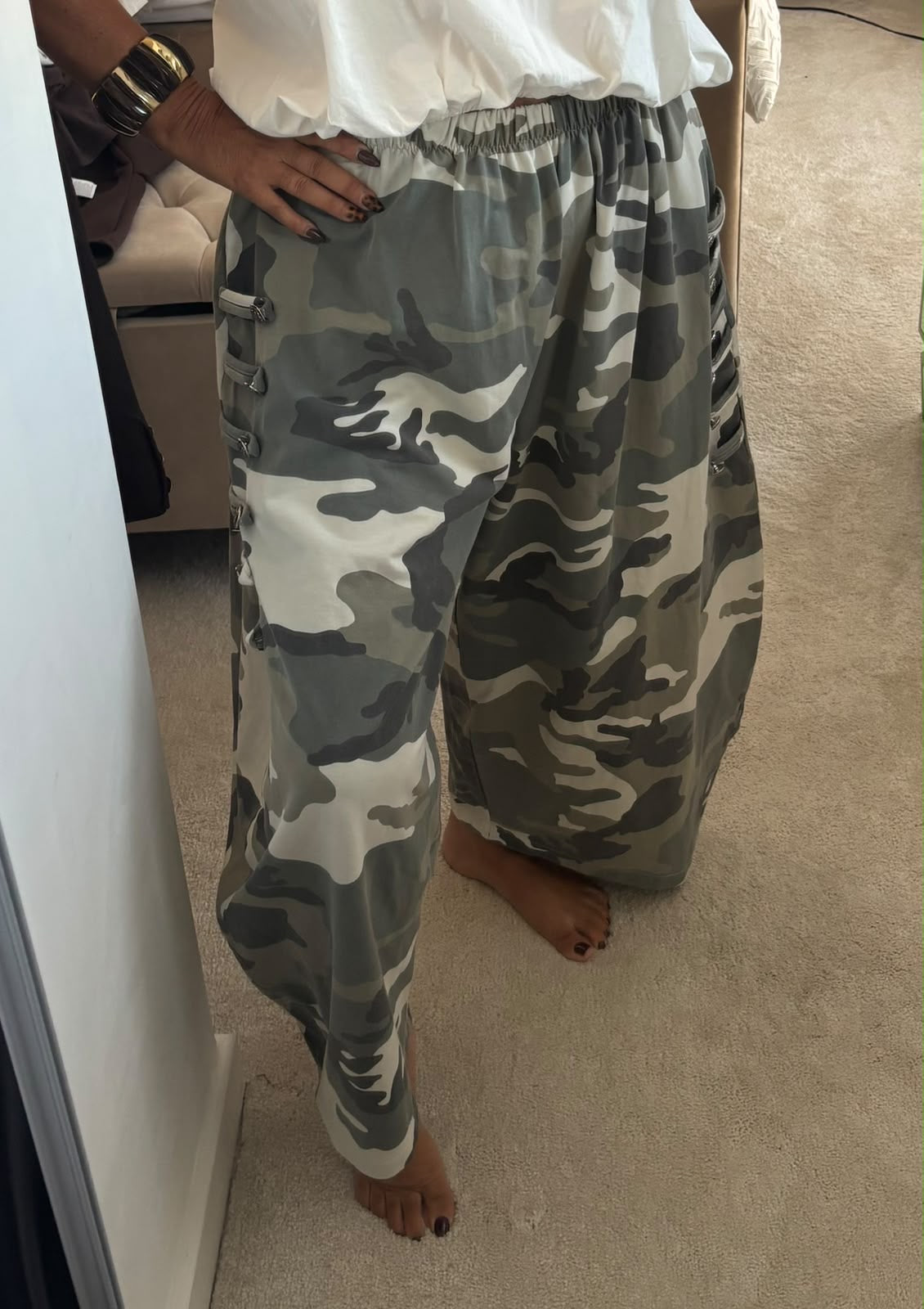 Camo Balloon Joggers