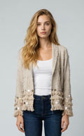 Embellished Fringe Detail Jacket