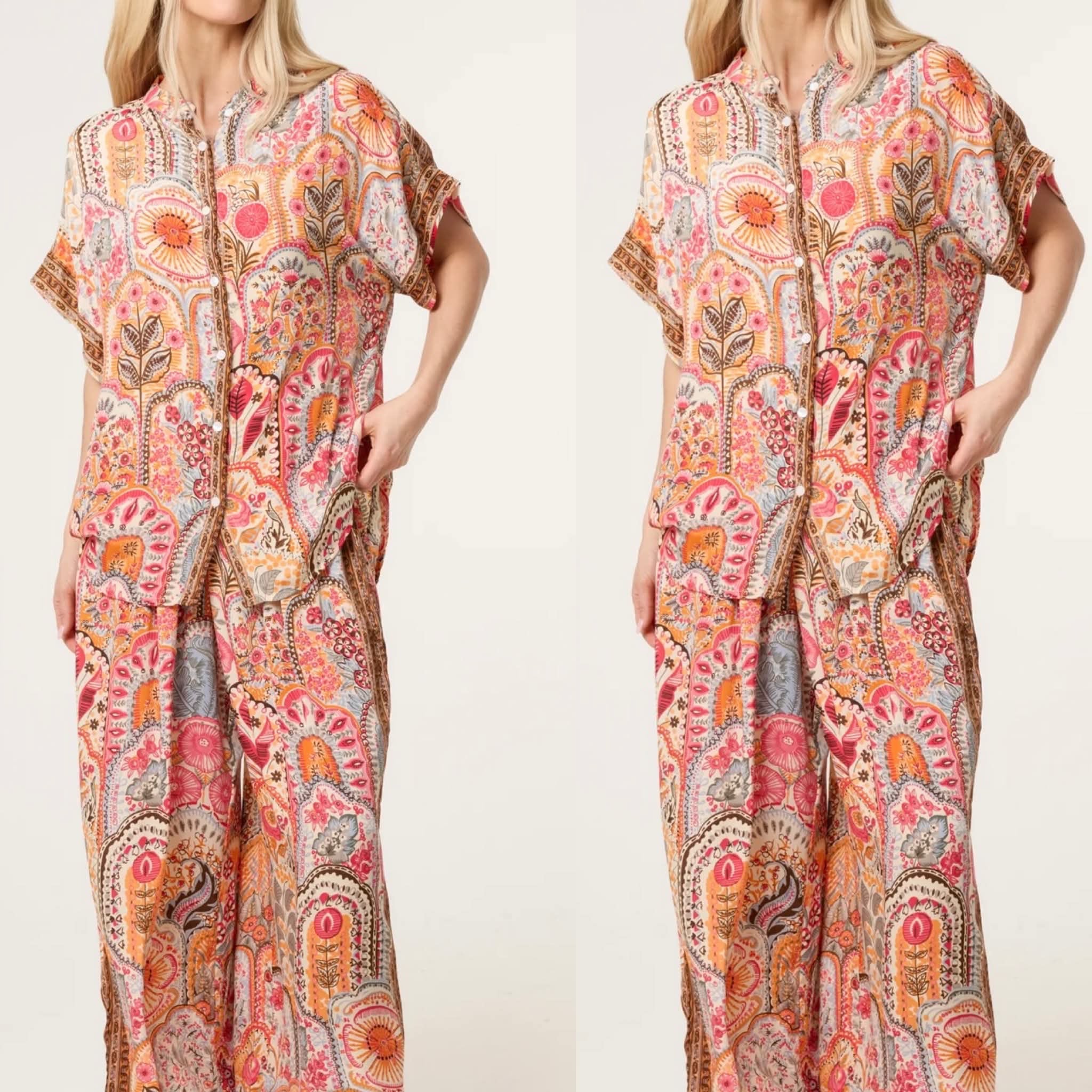 Bohemian Print Co-Ord Set