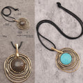 Statement Orbit Pendant Necklace